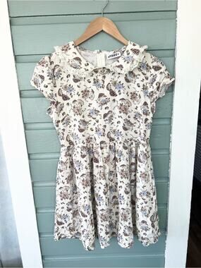 Daisy street mushroom floral printed dress cottagecore fairy whimsigoth alt moth